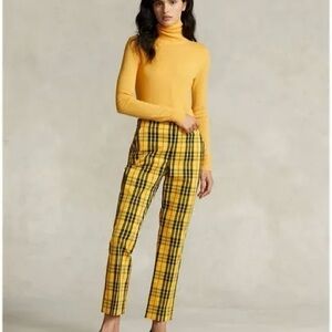 Polo Ralph Lauren Cashmere Washable Turtleneck Sweater in Slicker Yellow Size XS